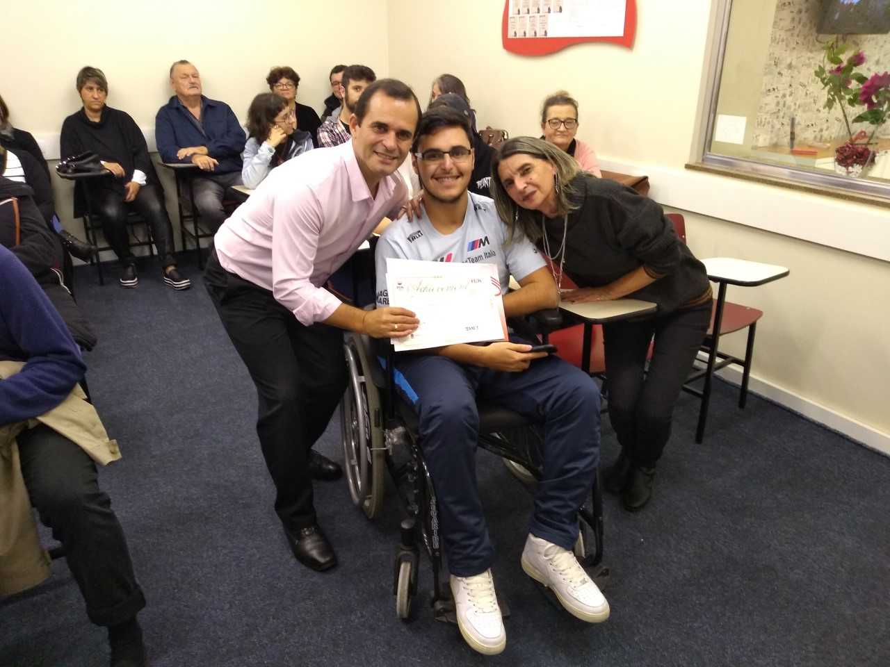 Cerimônia de entrega de diplomas. da unidade Penha